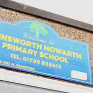 An image of the sign of Brinsworth Howarth Primary School